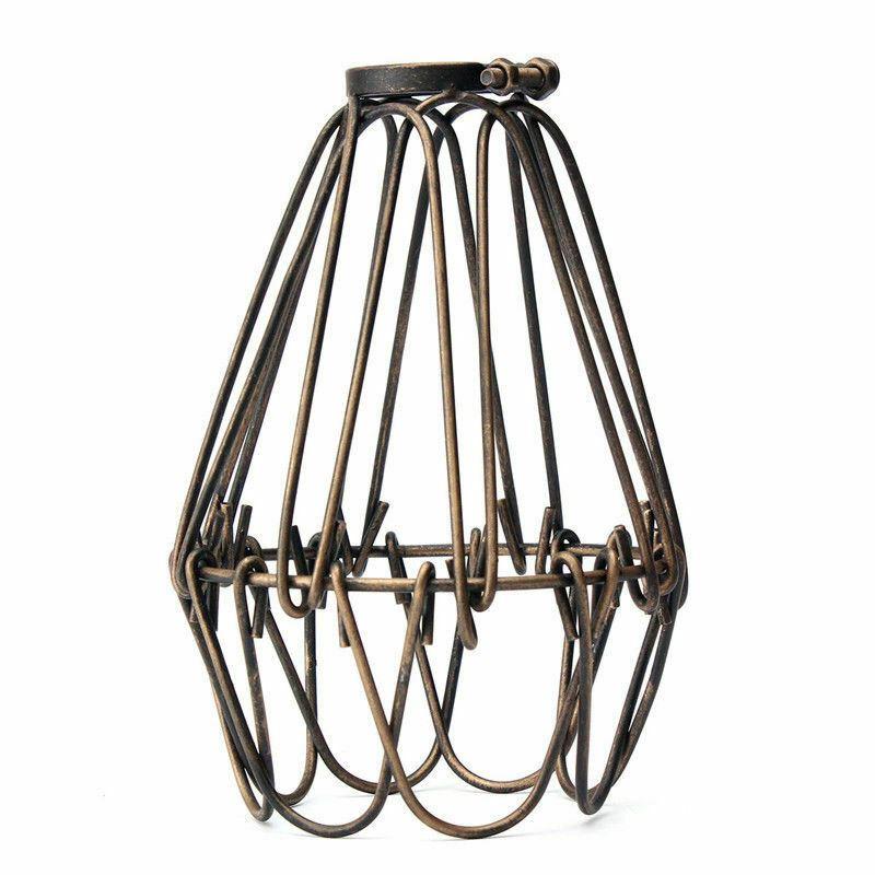 Ceiling Light Shades Wire Cage Shade - 8 Options