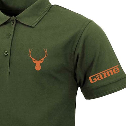 Game Stag Polo Shirt Mens