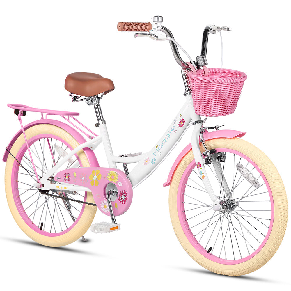Glerc 20 Inch Kids Bike (with rear rack) - 5 Colour Options