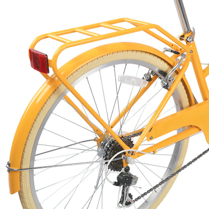 Glerc 24 Inch Beach Cruiser Hybrid Kids Bike Missy - 6 Colour Options