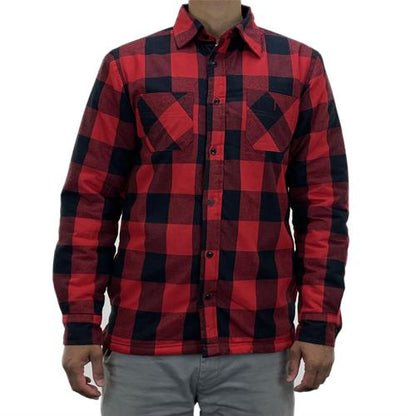 Mens Sherpa Fleece Lined Work Shirt