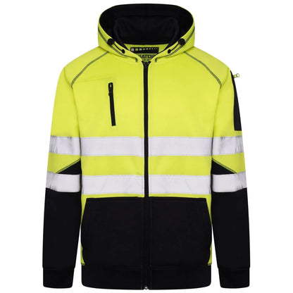 Aviator Hi Vis Zip Hoodie - AV036