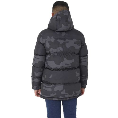 Boys Brave Soul Oakwood Camo Padded Coat