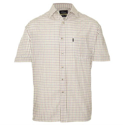 Mens Champion Short Sleeve Tattersall Shirt