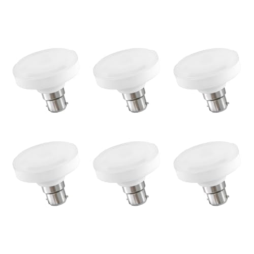LED Cool White 6400K Non Dimmable E27 / B22 - Pack of 6