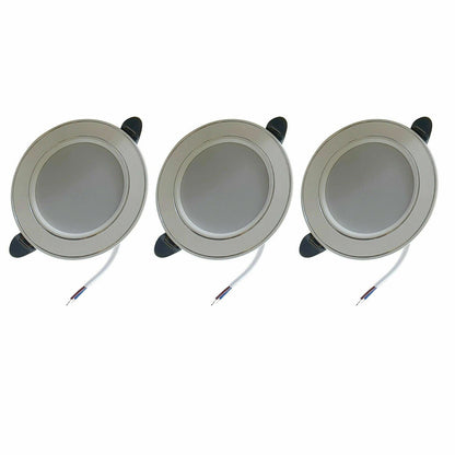 5W Recessed Round LED Panel Downlight 6000K Light Pack 1/3/5/10