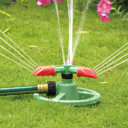 3-Arm Rotating Garden Sprinkler