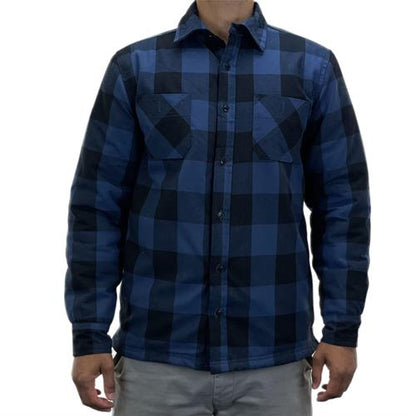 Mens Sherpa Fleece Lined Work Shirt