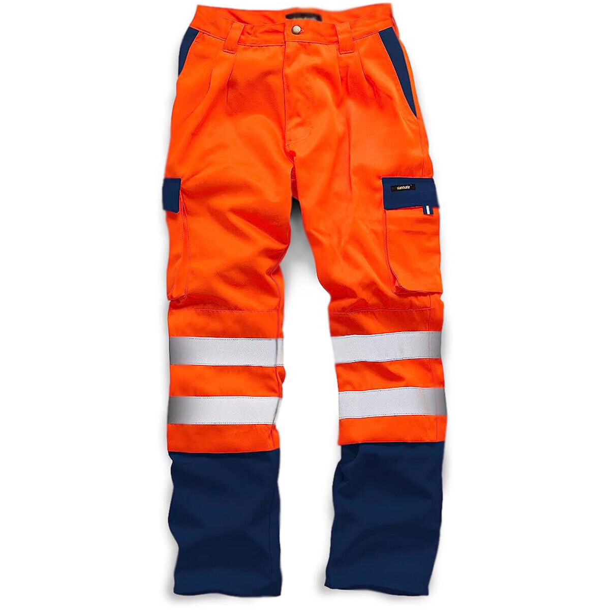 Hi Vis Polycotton Work Trousers - HV039