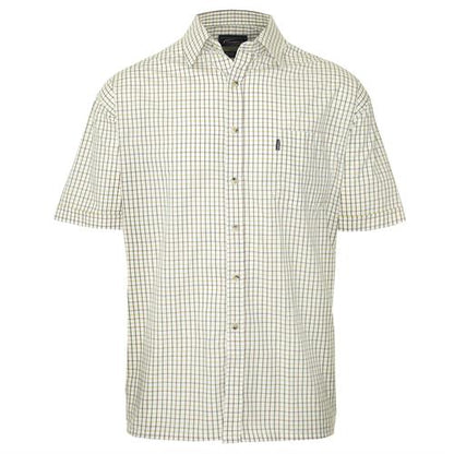 Mens Champion Short Sleeve Tattersall Shirt