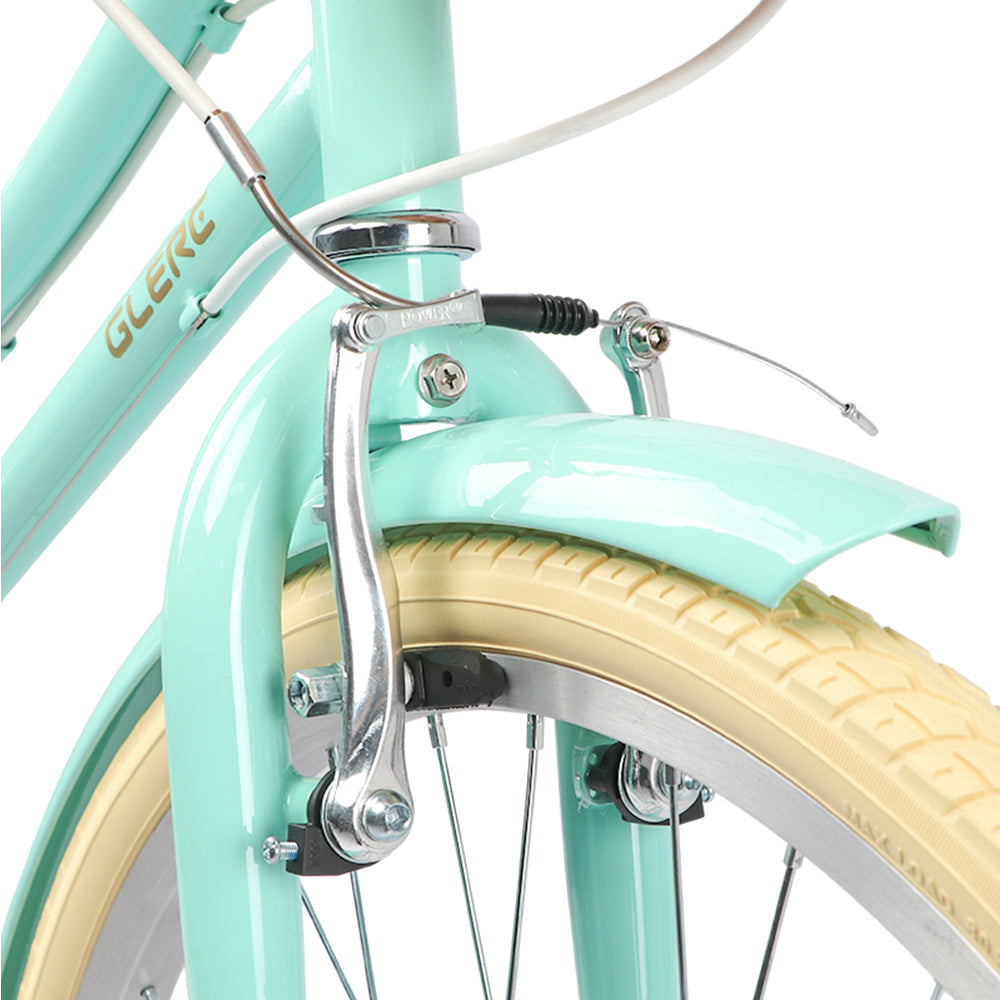 Glerc 24 Inch Beach Cruiser Hybrid Kids Bike Missy - 6 Colour Options