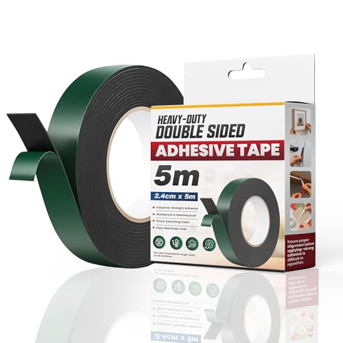 Black Foam Double Sided Tape 2.4cm x 5m High Tack