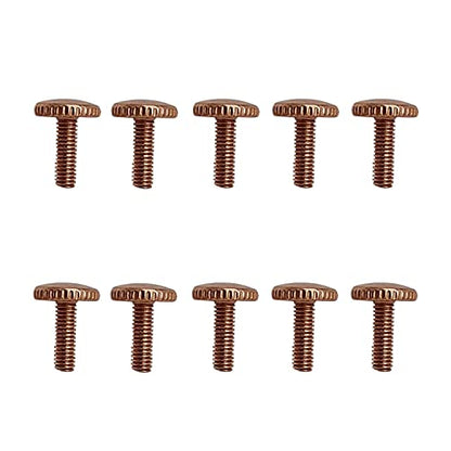 10x Knurled Thumb Screws Fully Threaded Fasteners - 5 Colour Options