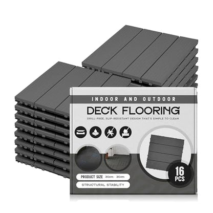Plastic Interlocking Patio Tiles