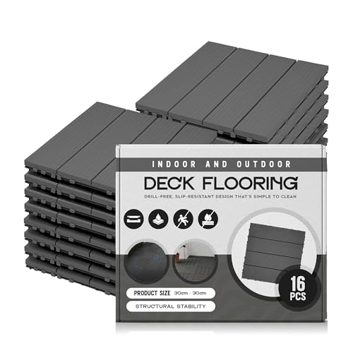 Plastic Interlocking Patio Tiles