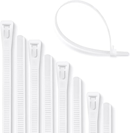 100x Heavy Duty Reusable Nylon Cable Ties  200 x 3.6 mm