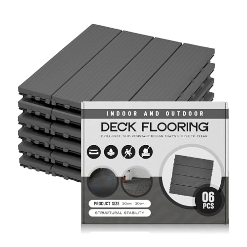 Plastic Interlocking Patio Tiles