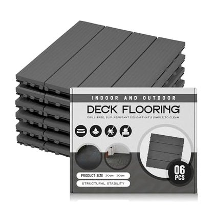 Plastic Interlocking Patio Tiles