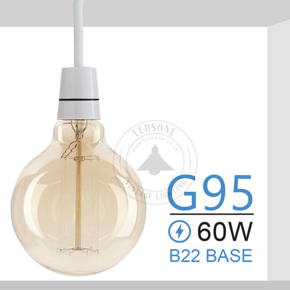 Vintage Edison B22 LED Filament Bulb - Dimmable