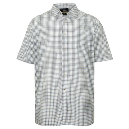 Mens Champion Short Sleeve Tattersall Shirt