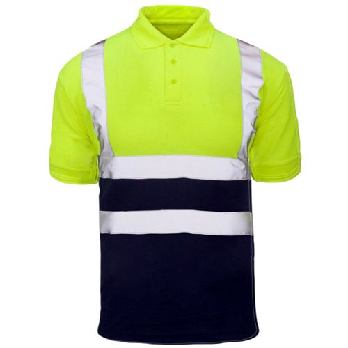 Hi Vis 2 Tone Polo Shirt - 3XL/4XL/5XL HV315