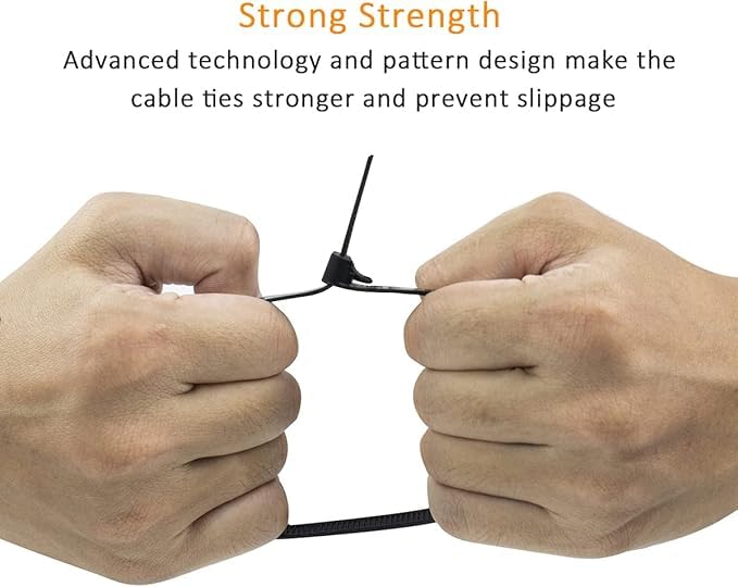 100x Reusable Cable Ties 150 x 3.6 mm - 4 Colour Options