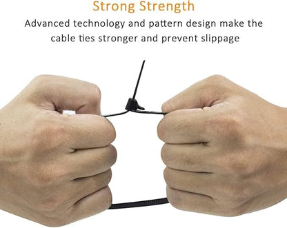 100x Reusable Cable Ties 150 x 3.6 mm - 4 Colour Options
