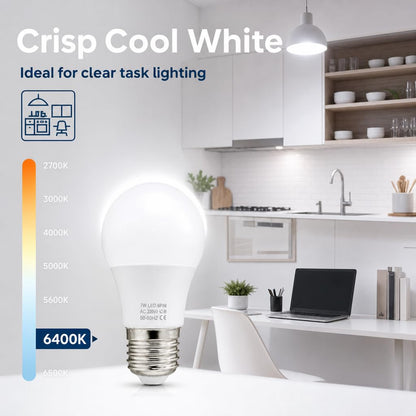 E27 A60 GLS 7w Bulb 560 Lumens Non Dimmable