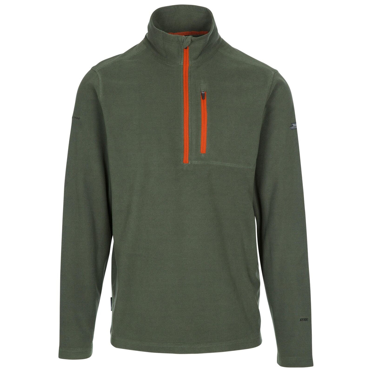 Mens Zip Neck Fleece Sweatshirt