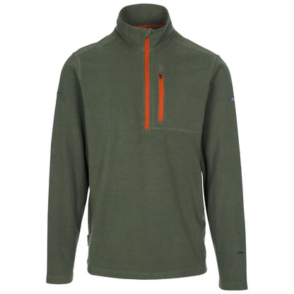 Mens Zip Neck Fleece Sweatshirt