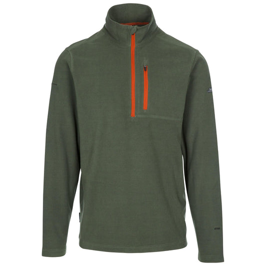 Mens Zip Neck Fleece Sweatshirt