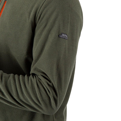 Mens Zip Neck Fleece Sweatshirt
