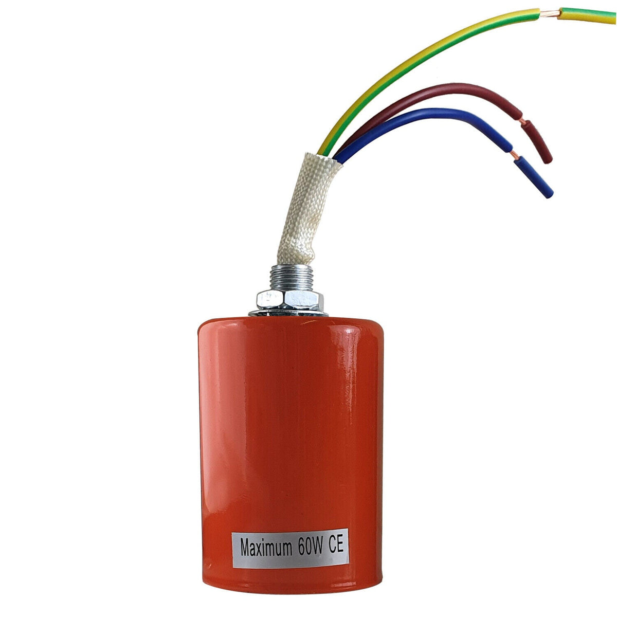 E27 Edison Screw Socket Light Bulb Holder Fitting - 6 Colour Options