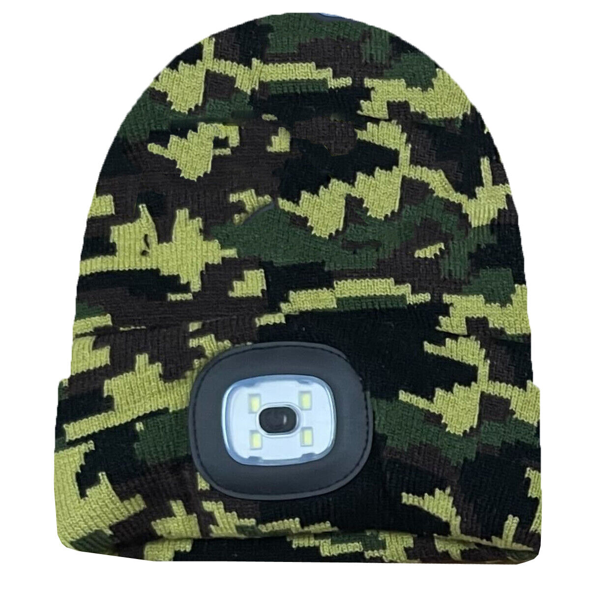 Kids Unisex Winter Beanie Hat with Removable LED Lights