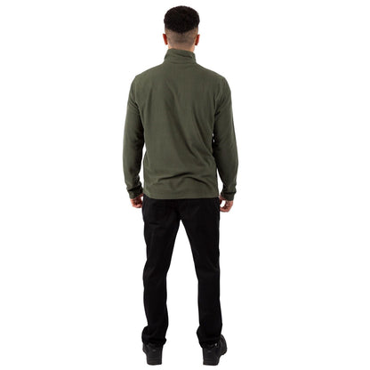 Mens Zip Neck Fleece Sweatshirt