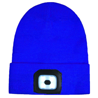 Kids Unisex Winter Beanie Hat with Removable LED Lights