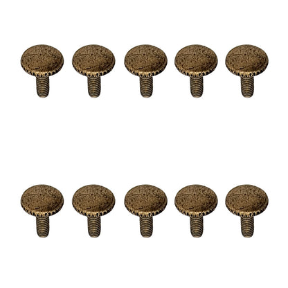 10x Knurled Thumb Screws Fully Threaded Fasteners - 5 Colour Options