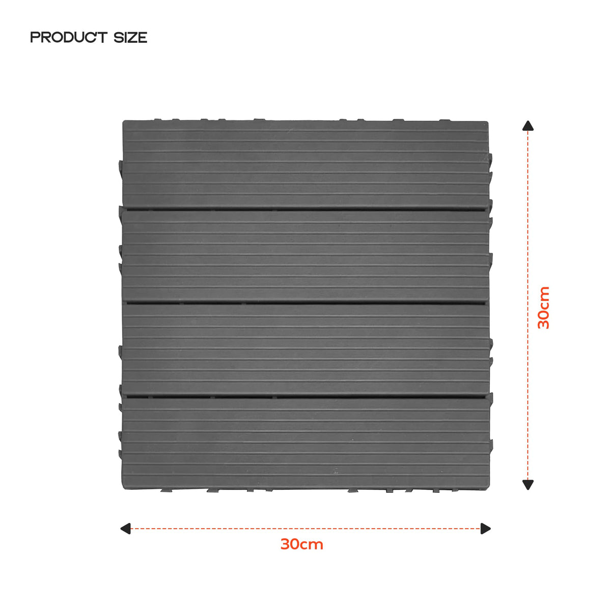 Composite Decking Tiles Interlocking Flooring Solution Pack 6/9/16