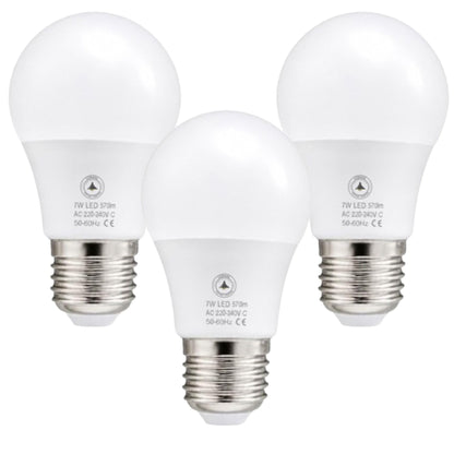 E27 A60 GLS 7w Bulb 560 Lumens Non Dimmable