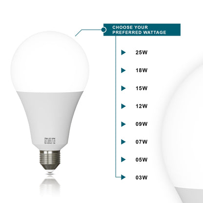 LED A60H B22 7W Cool White 6400K Non-Dimmable Bulb