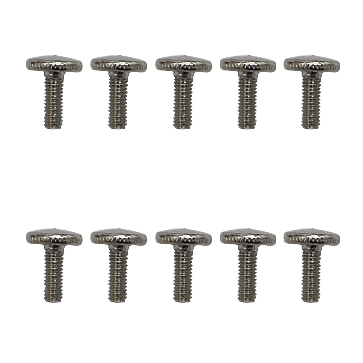 10x Knurled Thumb Screws Fully Threaded Fasteners - 5 Colour Options