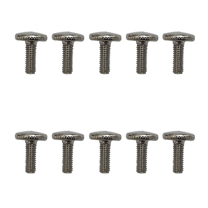 10x Knurled Thumb Screws Fully Threaded Fasteners - 5 Colour Options