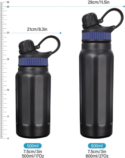 Insulated Stainless Steel Water Bottle 800ml