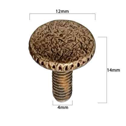 10x Knurled Thumb Screws Fully Threaded Fasteners - 5 Colour Options