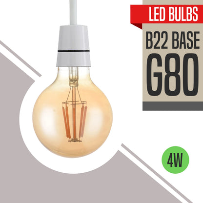 Vintage Edison B22 LED Filament Bulb - Dimmable