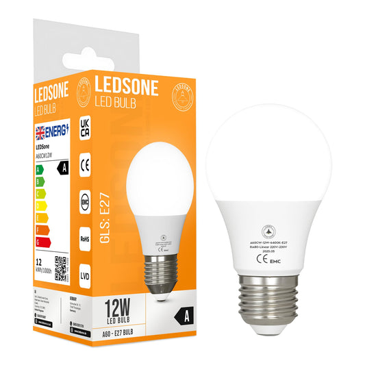 12W E27 LED Light Bulbs 1160 Lumens