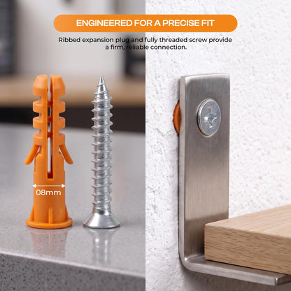 30x Heavy Duty Masonry Fixings for Brick Concrete