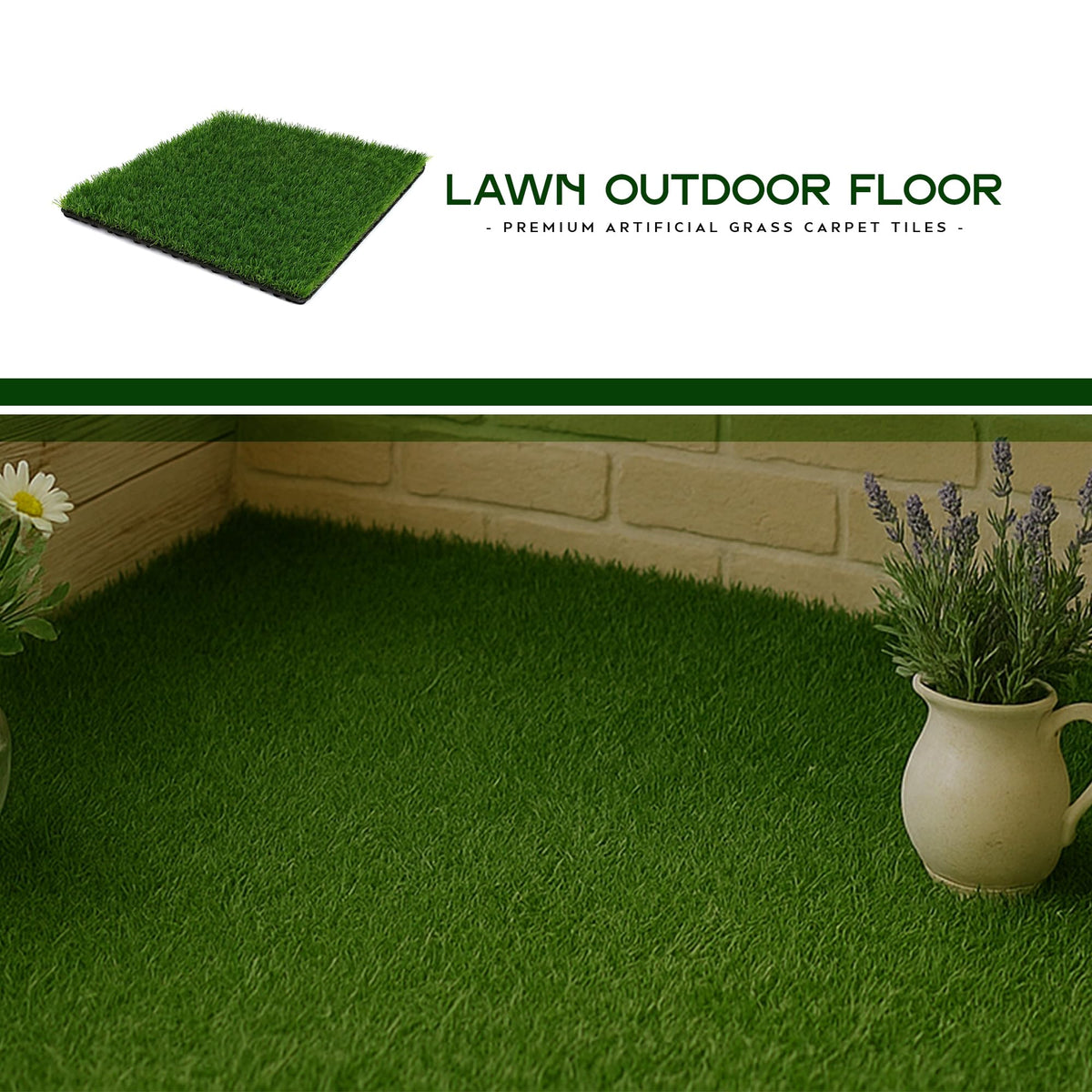 Artificial Grass Tiles 30 cm