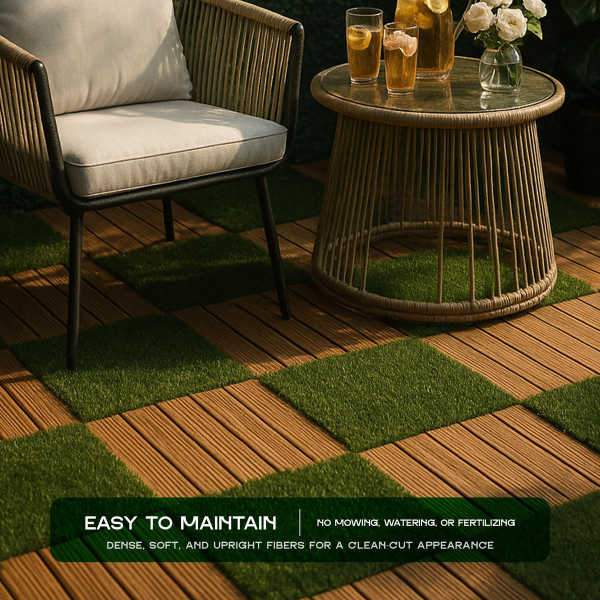 Artificial Grass Tiles 30 cm