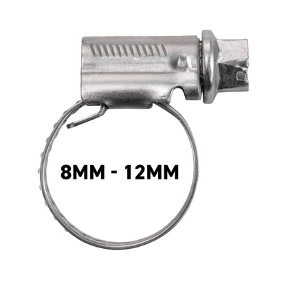 Stainless Steel Hose Clamp 8mm - 12mm